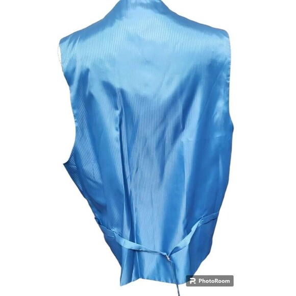 Ferera Teal Green 3 Piece Suit Mens Size 42L NEW Dapper Gentleman - Picture 9 of 16